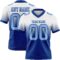 FadeFashion1502 Custom White Light Blue-Royal Authentic Fade Fashion Football Jersey
