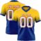 FadeFashion1508 Custom Yellow White Royal-Red Authentic Fade Fashion Football Jersey