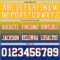FadeFashion1509-2 Custom Yellow White Royal-Orange Authentic Fade Fashion Football Jersey