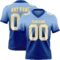 FadeFashion1517 Custom Light Blue White Royal-Yellow Authentic Fade Fashion Football Jersey