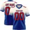 FadeFashion1521 Custom Cream Red-Royal Authentic Fade Fashion Football Jersey