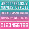 Custom Aqua White-Pink Authentic Fade Fashion Football Jersey