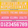 Custom Yellow White-Pink Authentic Fade Fashion Football Jersey