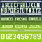 Custom Navy White-Neon Green Authentic Fade Fashion Football Jersey