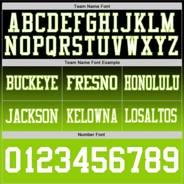 Custom Black White-Neon Green Authentic Fade Fashion Football Jersey