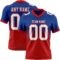 FadeFashion1546 Custom Royal White-Red Authentic Fade Fashion Football Jersey