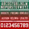 FadeFashion1558-2 Custom Kelly Green White-Red Authentic Fade Fashion Football Jersey