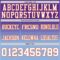 FadeFashion1571-2 Custom Purple White Light Blue-Orange Authentic Fade Fashion Football Jersey