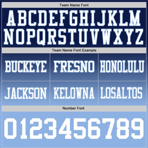 Custom Navy White-Light Blue Authentic Fade Fashion Football Jersey