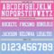 Custom Pink White-Light Blue Authentic Fade Fashion Football Jersey