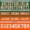 FadeFashion1585-2 Custom Green White-Orange Authentic Fade Fashion Football Jersey