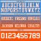 Custom Powder Blue White-Orange Authentic Fade Fashion Football Jersey