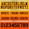 FadeFashion1590-2 Custom Yellow Black-Orange Authentic Fade Fashion Football Jersey