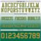 FadeFashion1596-2 Custom White Old Gold-Kelly Green Authentic Fade Fashion Football Jersey