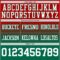 Custom Red White-Kelly Green Authentic Fade Fashion Football Jersey