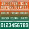 FadeFashion1598-2 Custom Orange White-Kelly Green Authentic Fade Fashion Football Jersey