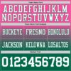 Custom Pink White-Kelly Green Authentic Fade Fashion Football Jersey