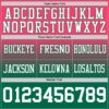 Custom Neon Pink White-Kelly Green Authentic Fade Fashion Football Jersey