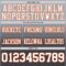 FadeFashion1621-2 Custom Gray White Steel Gray-Orange Authentic Fade Fashion Football Jersey
