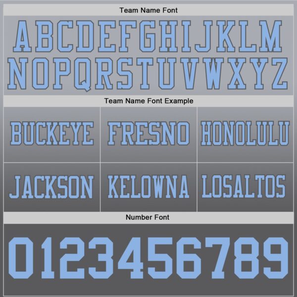 Custom Gray Light Blue-Steel Gray Authentic Fade Fashion Football Jersey