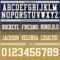 FadeFashion1629-2 Custom Navy White-Old Gold Authentic Fade Fashion Football Jersey