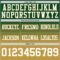 FadeFashion1632-2 Custom Green White-Old Gold Authentic Fade Fashion Football Jersey