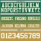 Custom Kelly Green White-Old Gold Authentic Fade Fashion Football Jersey