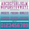 Custom White Pink-Teal Authentic Fade Fashion Football Jersey
