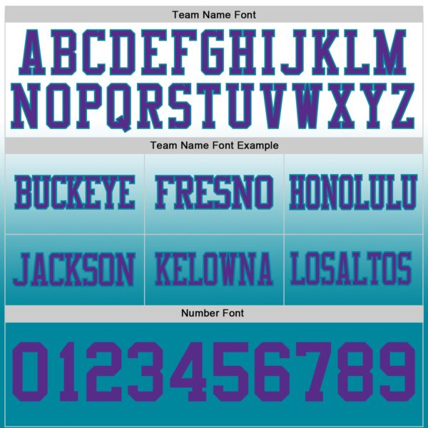 Custom White Purple-Teal Authentic Fade Fashion Football Jersey