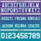 Custom Purple White-Teal Authentic Fade Fashion Football Jersey