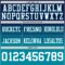Custom Navy White-Teal Authentic Fade Fashion Football Jersey
