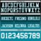 Custom Black White-Teal Authentic Fade Fashion Football Jersey