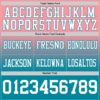 Custom Medium Pink White-Teal Authentic Fade Fashion Football Jersey