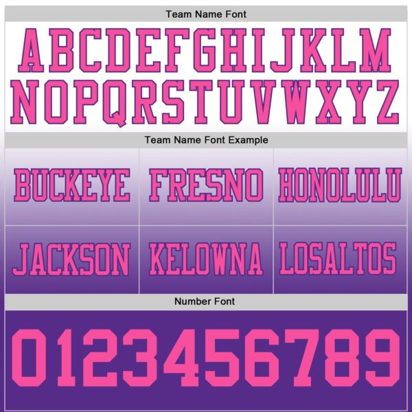 Custom White Pink-Purple Authentic Fade Fashion Football Jersey