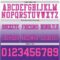 Custom White Pink-Purple Authentic Fade Fashion Football Jersey