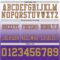 FadeFashion1671-2 Custom White Old Gold-Purple Authentic Fade Fashion Football Jersey