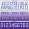 FadeFashion1674-2 Custom White Light Blue-Purple Authentic Fade Fashion Football Jersey