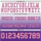 Custom White Medium Pink-Purple Authentic Fade Fashion Football Jersey