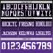 FadeFashion1678-2 Custom Black White-Purple Authentic Fade Fashion Football Jersey