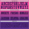 Custom Pink Purple-Black Authentic Fade Fashion Football Jersey