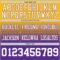 FadeFashion1681-2 Custom Gold White-Purple Authentic Fade Fashion Football Jersey