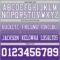 FadeFashion1685-2 Custom Gray White-Purple Authentic Fade Fashion Football Jersey