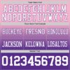 Custom Light Pink White-Purple Authentic Fade Fashion Football Jersey