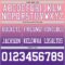 Custom Medium Pink White-Purple Authentic Fade Fashion Football Jersey