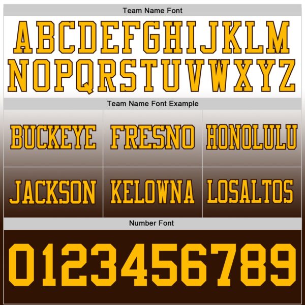 Custom White Gold-Brown Authentic Fade Fashion Football Jersey