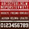 FadeFashion1705-2 Custom Red White-Brown Authentic Fade Fashion Football Jersey
