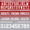 Custom Red White-Gray Authentic Fade Fashion Football Jersey