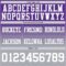 FadeFashion1712-2 Custom Purple White-Gray Authentic Fade Fashion Football Jersey