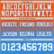 FadeFashion1721-2 Custom Orange White-Powder Blue Authentic Fade Fashion Football Jersey