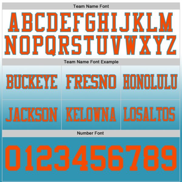 Custom White Orange-Panther Blue Authentic Fade Fashion Football Jersey